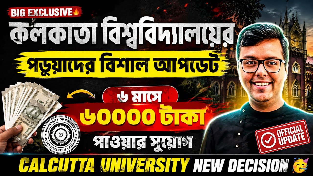 Calcutta University Internship 2026: CU Internship: PM Internship Scheme 2026 Calcutta University