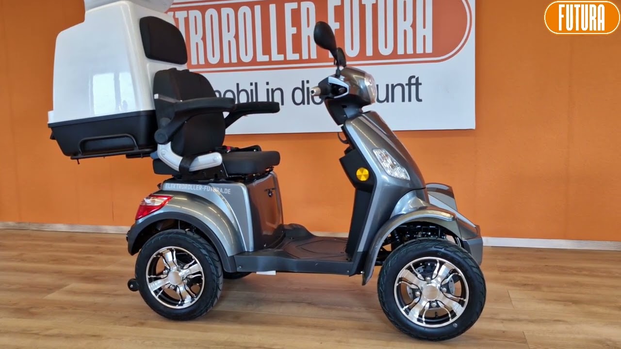 Weltneuheit Seniorenmobil Vita Care 4000 Cargo Version, mega großes Topcase Einkauf E-Mobil 25 km/h