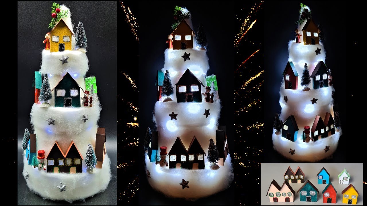 Christmas tree! Christmas decorations ideas! Decoratiuni de Craciun! Brad de Craciun din carton!
