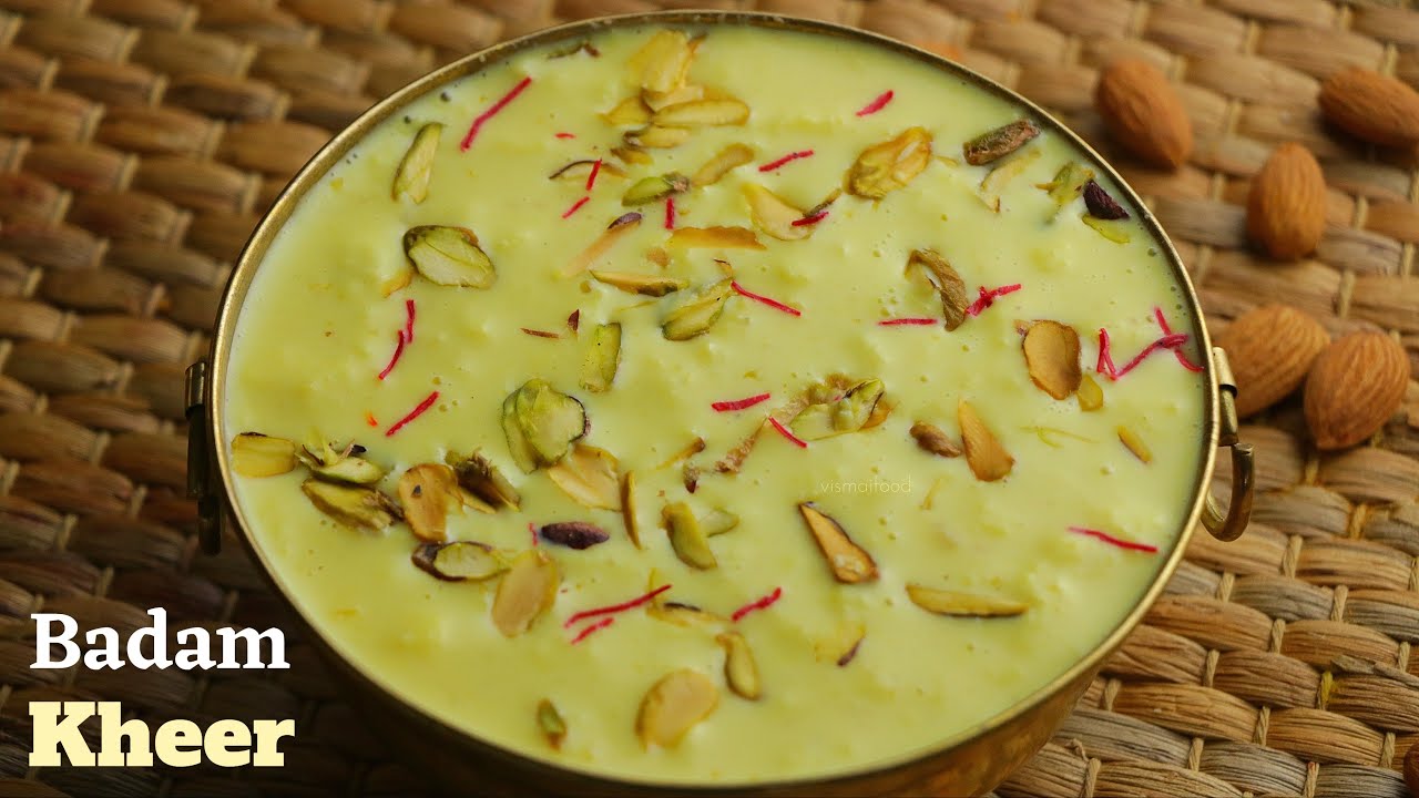 BADAM KHEER|Badam Payasam Recipe|బాదం పాయసం|vismaifood