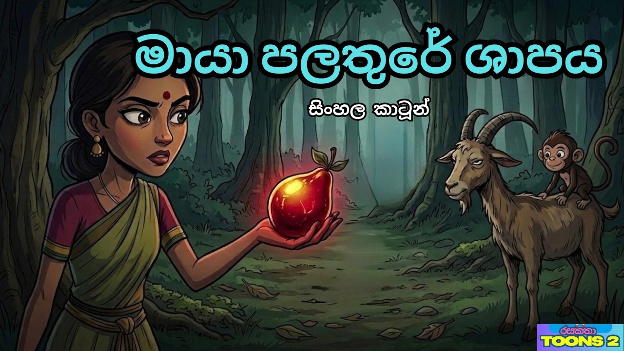 මිනිසුන් සතුන් වන්නා වූ මායා පලතුර | Sinhala cartoon | රසකතා Toons 2