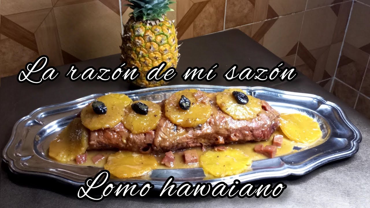 COMO HACER LOMO DE CERDO HAWAIANO, CENA NAVIDEÑA #1, 2021-2022 lomo navideño #CENANAVIDEÑA Sin Horno