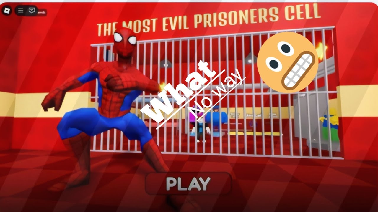 Spider-Man Trapped in the MOST EVIL PRISON 😱 | Roblox Escape