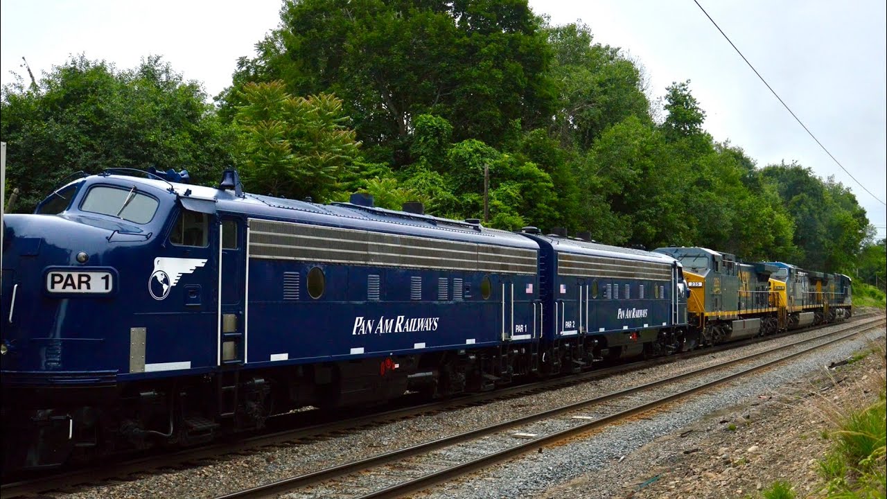 Pan Am EMD F Units on Final Move in New England With OCS Fleet