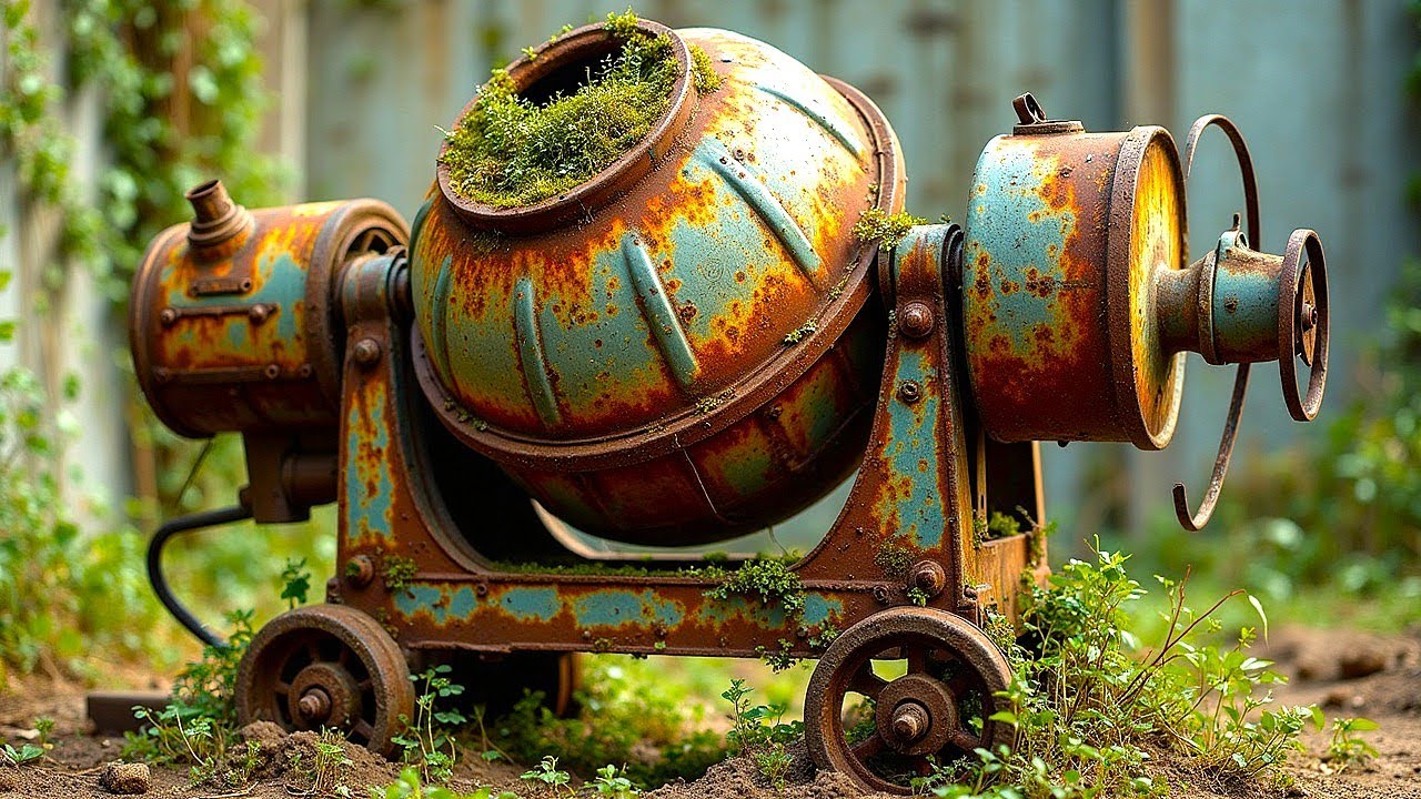 Unbelievable Restoration of an Abandoned Cement Mixer –You Won’t Believe the End–Restorations Skills