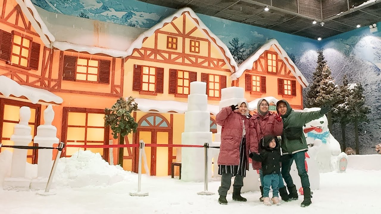 vlog: Main salji di SNOWALK by i-CITY SHAH ALAM ✨ sejuk sangat first time main ais 🤍