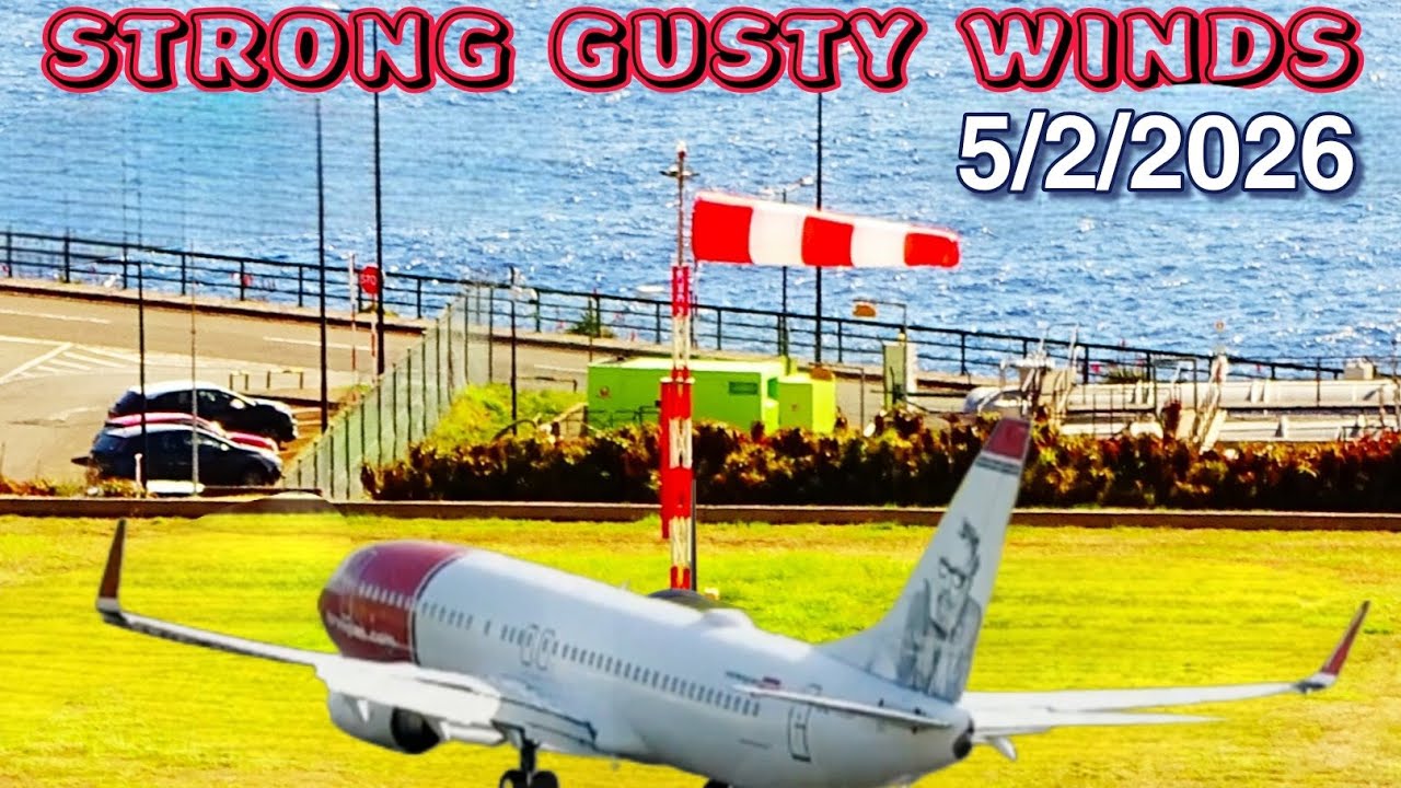 GUSTY / WET LIVE MADEIRA AIRPORT SHOW / LPMA