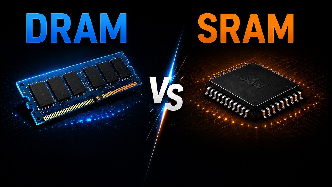Разница между DRAM и SRAM объяснена для начинающих.
