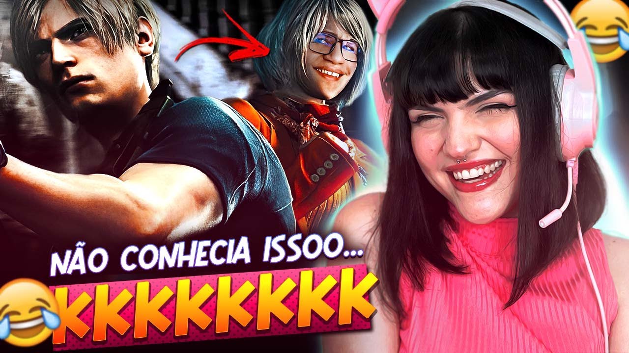 CONHECENDO GAMES EDUUU!!😂HEEEEELP!!! - Resident Evil 4 Remake