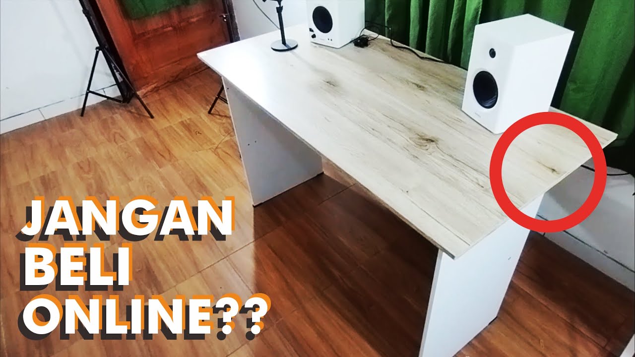 MEJA KERJA MURAH, ESTETIK & MINIMALIS - UNBOXING ACTIV FURNITURE LULA MT120