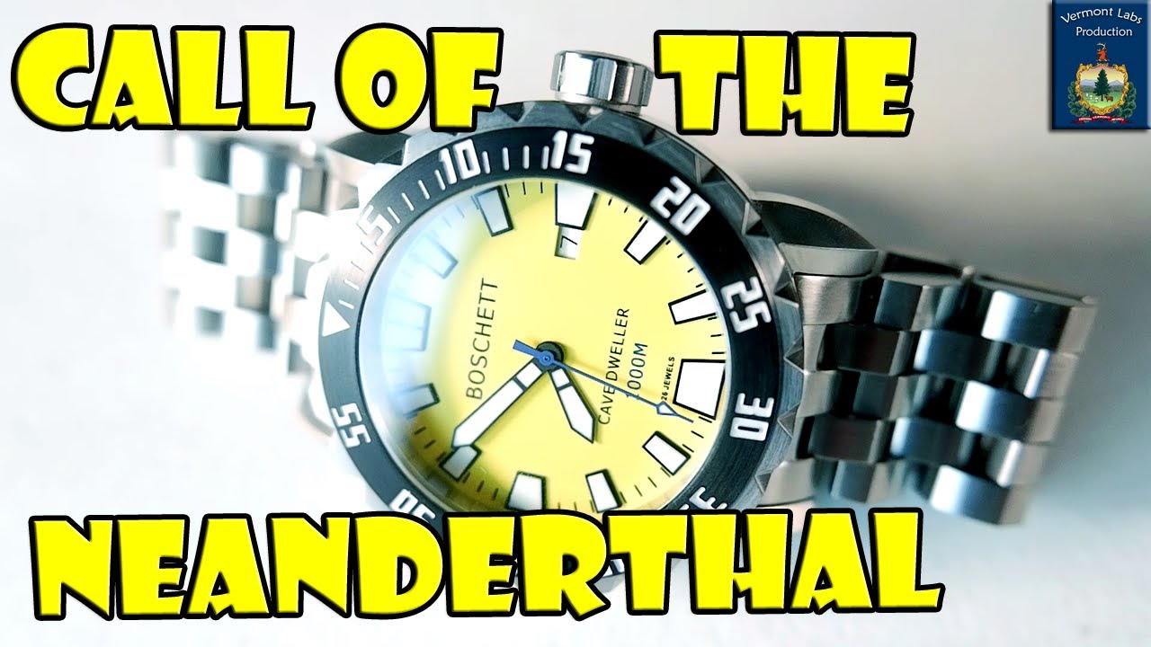 Boschett Cave Dweller 1000M Yellow: Non-Fake Watch Review