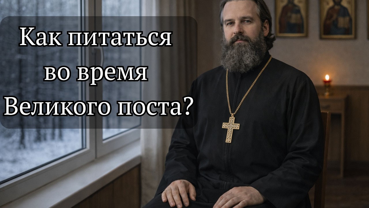 Как питаться во время великого поста? Отвечает на этот вопрос Протоиерей Михаил