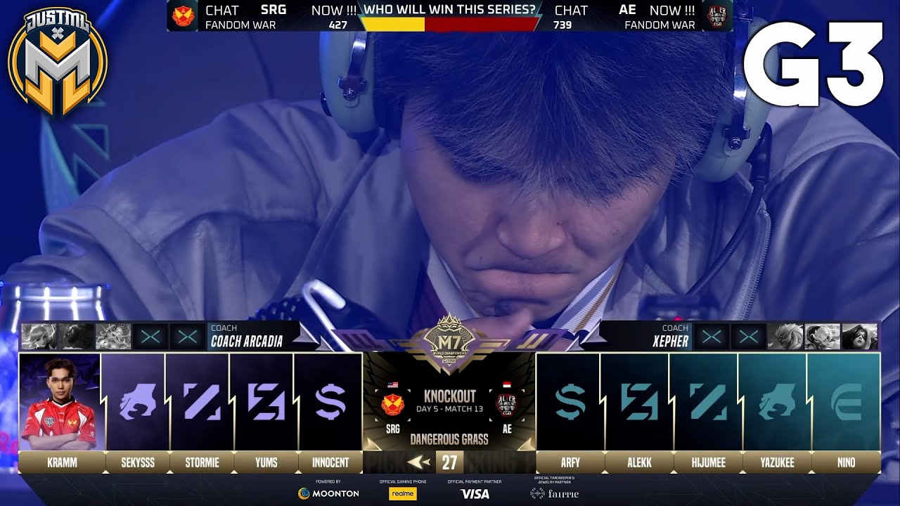 SRG vs AE - GAME 3 |  KNOCKOUT STAGE DAY 5 | M7 World Championship
