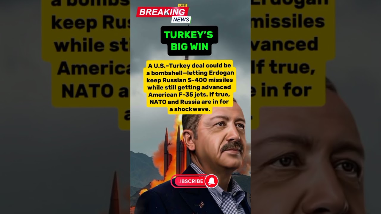 US-Turkey Bombshell: KEEP Russian Missiles AND Get American Jets? 
