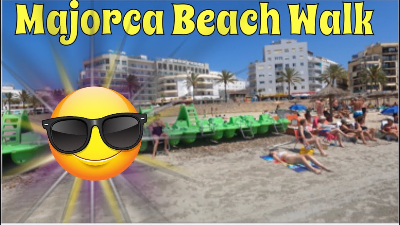 Majorca Beach Walk 4K 🏝 Platja d&rsquo;Or ☀️All Majorca Beaches #9 Can Pastilla area ✨