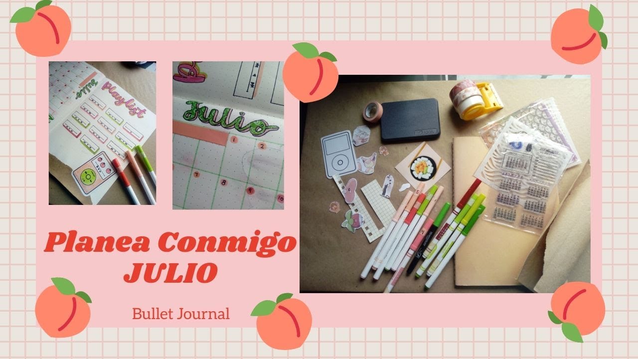 Planea conmigo Julio || Bullet Journal