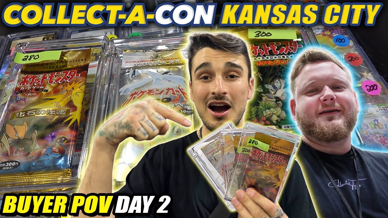КОЛЛЕКЦИОНИРОВАНИЕ ТЫСЯЧ КАРТОЧЕК ПОКЕМОН на Collectacon в Канзас-Сити