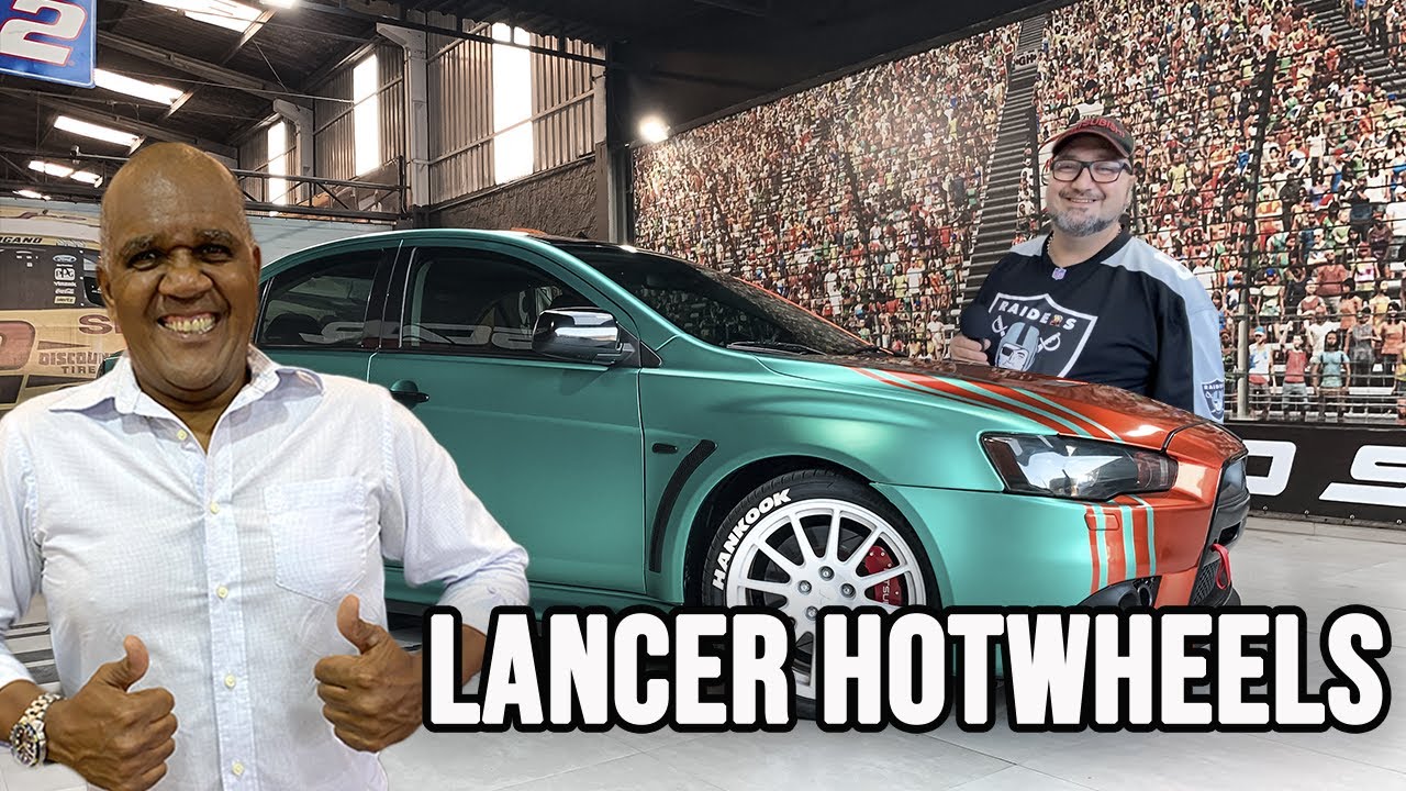 MITSUBISHI LANCER ENVELOPADO EM 2 CORES!!😱🔥 LANCER HOT-WHEELS??