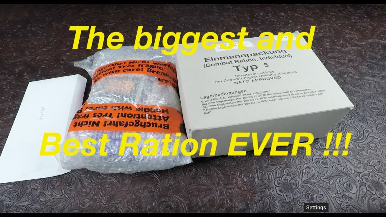 Обзор MRE ОГРОМНЫЙ!!! Обзор немецкого 24-часового рациона Агентства по охране окружающей среды Ти...