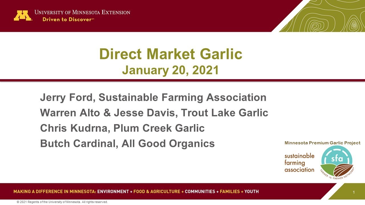 Direct Marketing Garlic