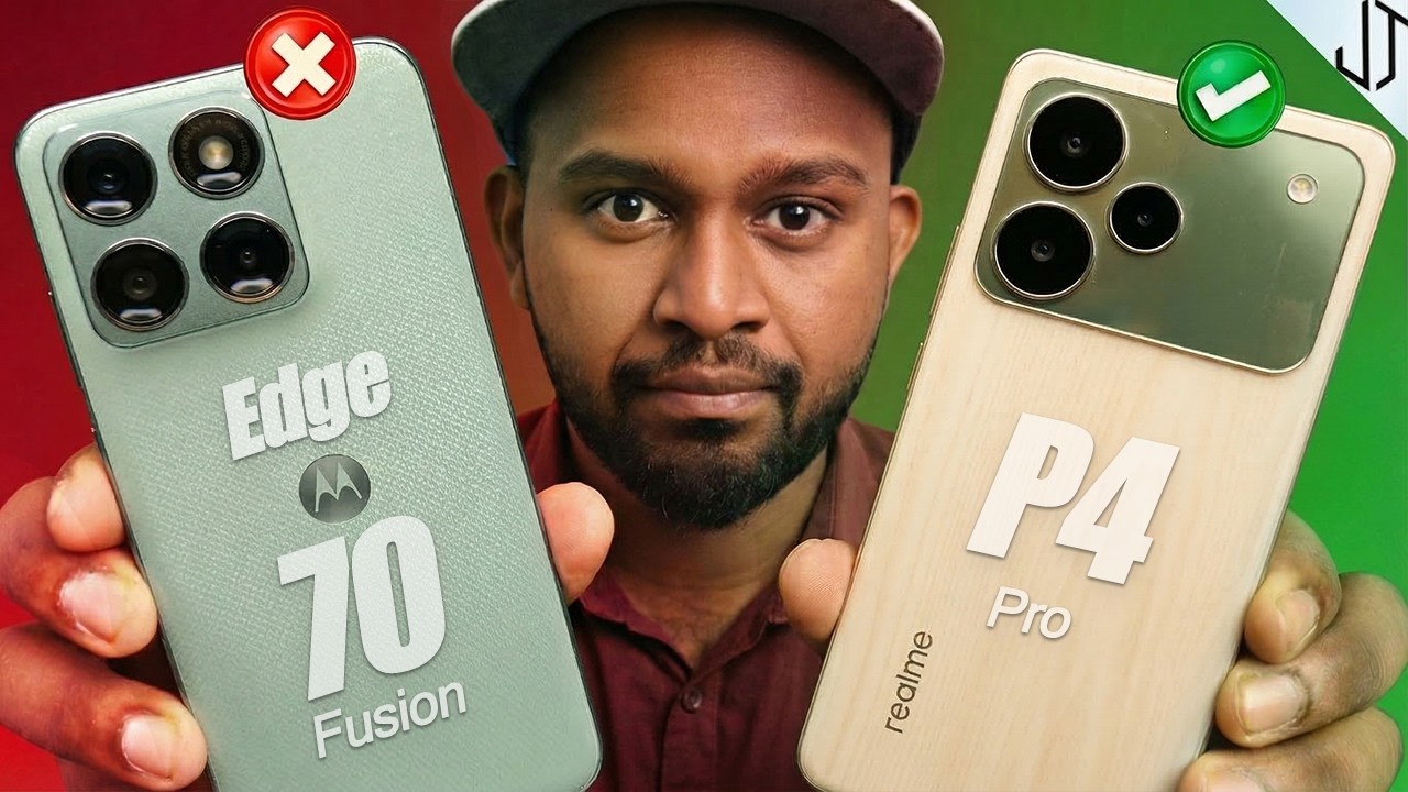 Moto Edge 70 Fusion vs Realme P4 Pro Comparison | Best Phone Under ₹25,000