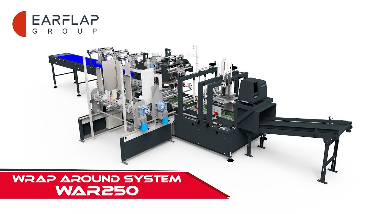 Encajadora wraparound WAR 250 / Case packer wraparound system WAR250 // EAR-FLAP®