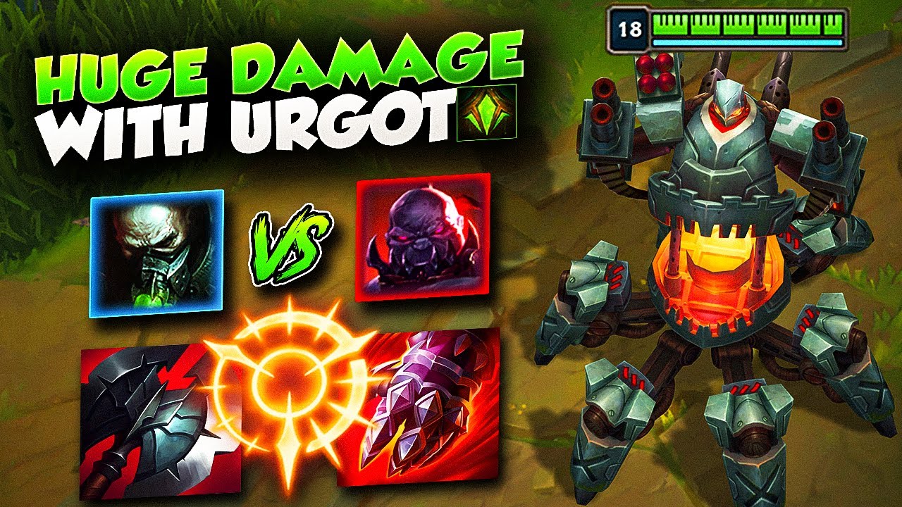 How I got 30,000+ Damage in a 20 minute game [Urgot vs Sion]