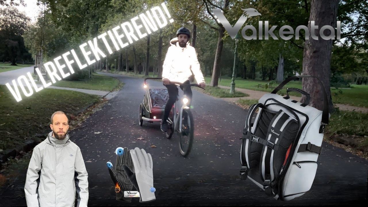 Valkental Smart Jacket, Valkpro und Handschuhe im Test - Vollreflektierend sicher!