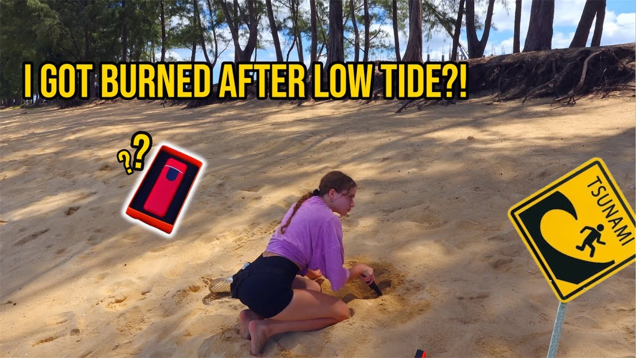 Hidden Danger After Low Tide ⚠️ I Got Burned on an Empty Beach