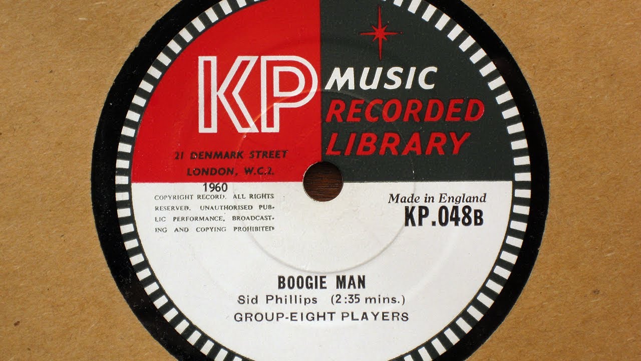 Boogie Man (1960) - [c: Sid Phillips] - Group-Eight Players - KP Music Recorded Library KP 048
