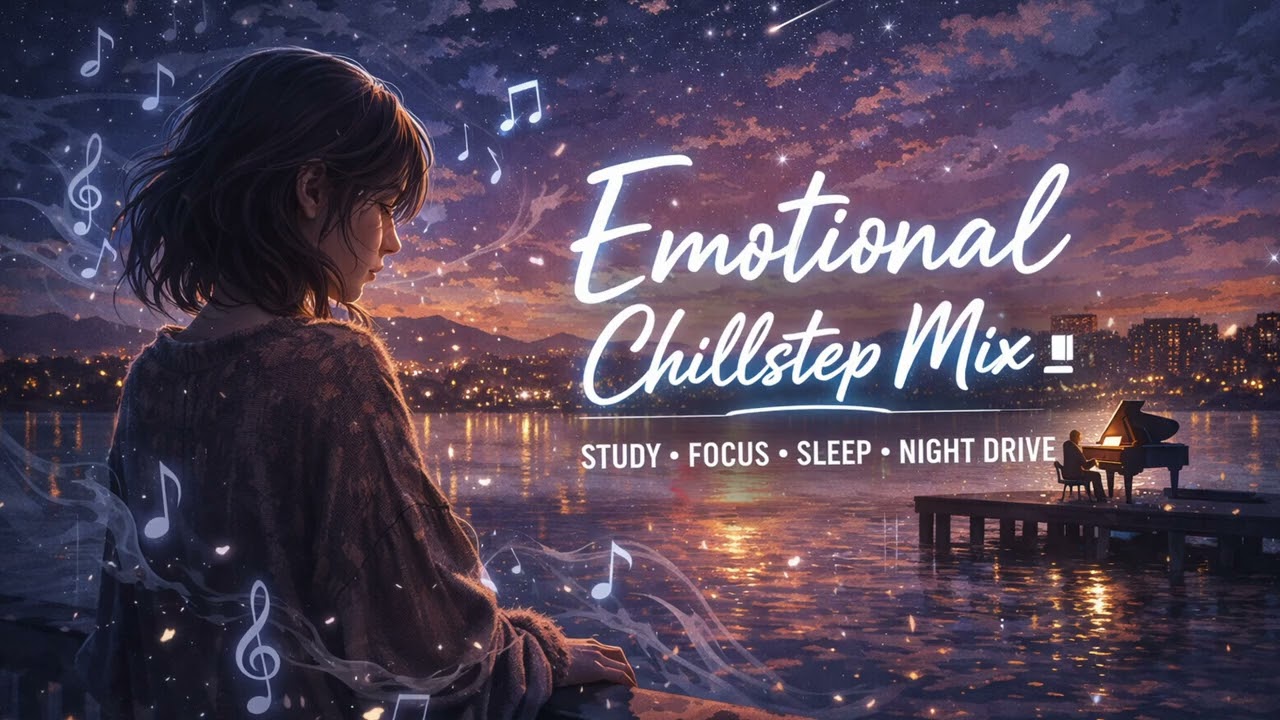 Emotional Chillstep Mix 🎹 | Ambient Piano Music for Study, Focus, Sleep & Night Drive