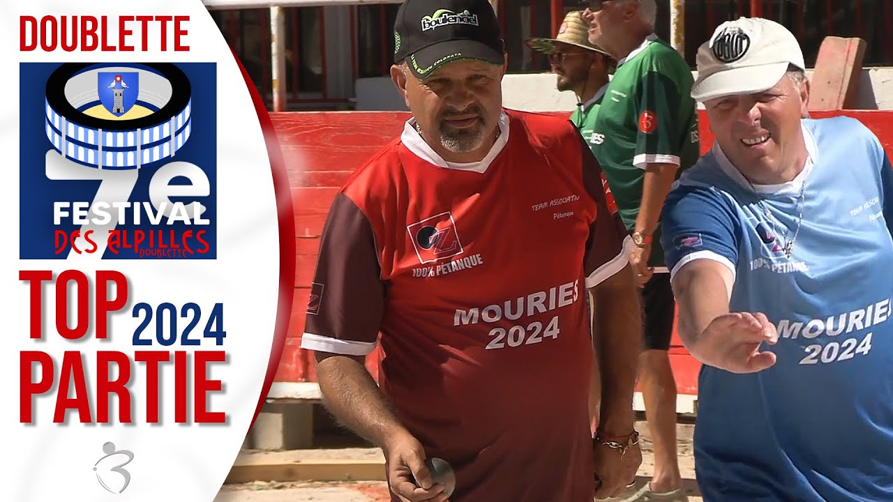 Top 👍 QUINTAIS/SUCHAUD vs LACROIX/DOERR : Festival à pétanque des Alpilles - Arènes de Mouriès 2024