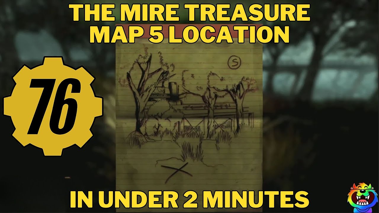 Как найти карту сокровищ &laquo;Трясина&raquo; 5 #fallout76 #fallout76guide