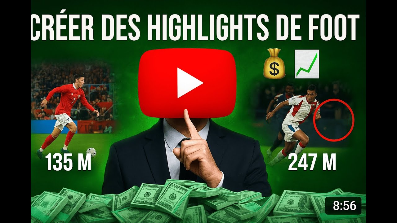 Comment Télécharger les Moments fort du football et Créer des Résumer de Match: (Tutoriel  Complet)