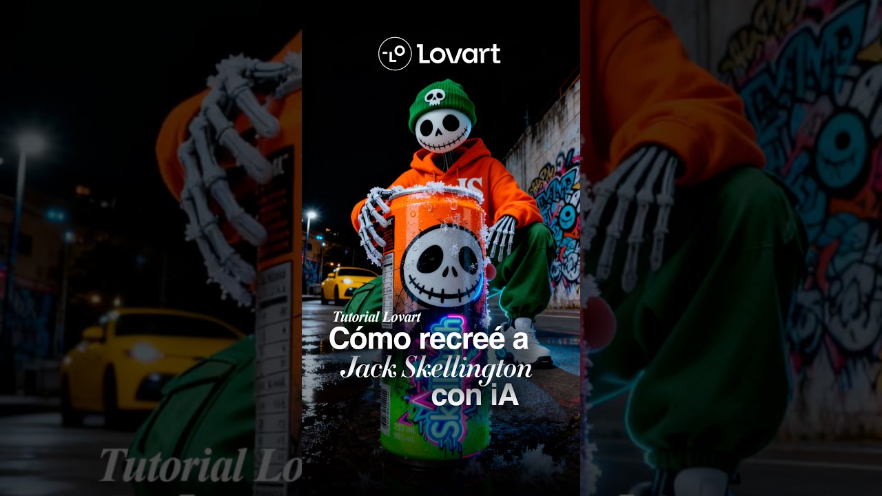Cómo recreé a Jack Skellington con Lovart 
