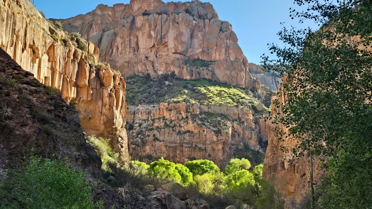 Arizona Wilderness,  Aravaipa canyon backpacking.