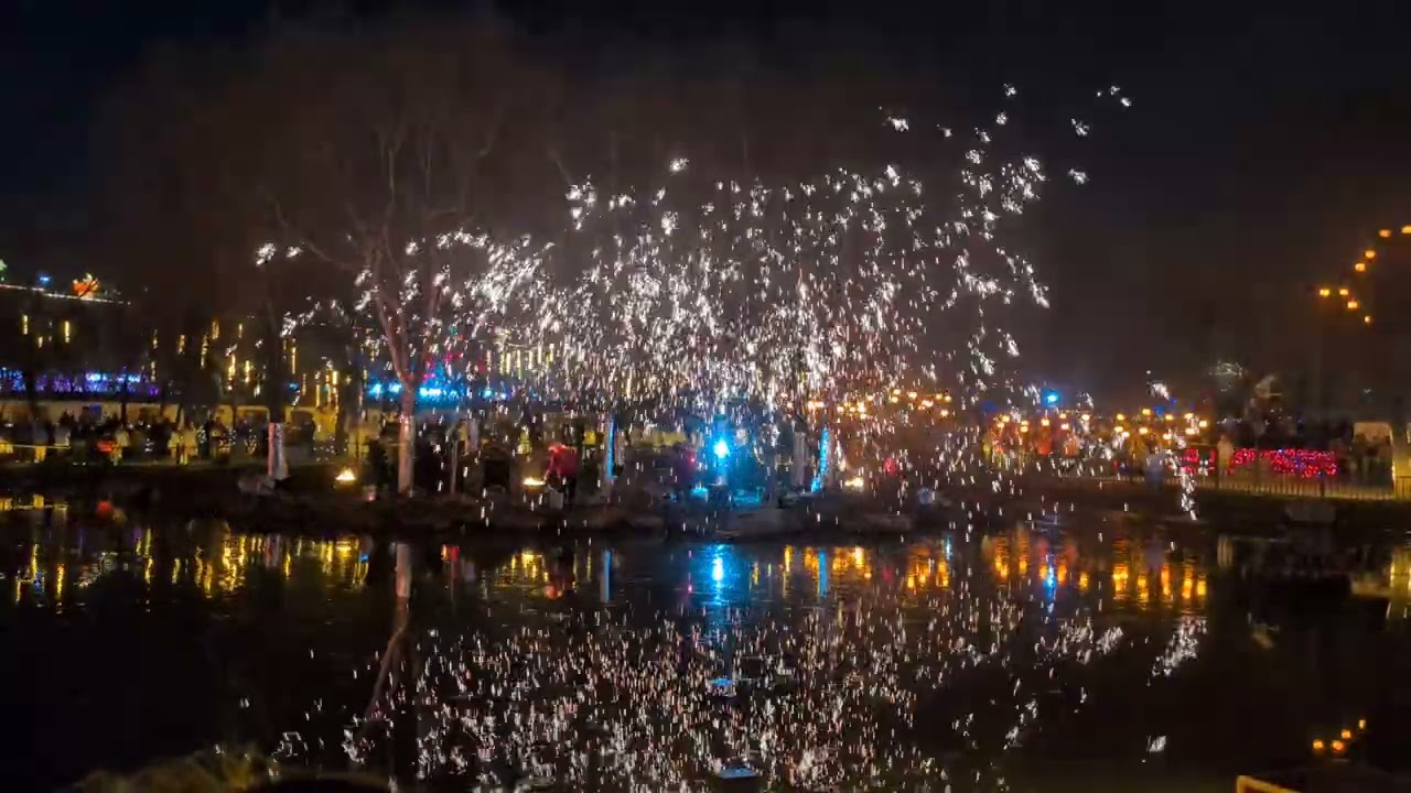 #ironflowers A full recording of the 打铁花 performance in Zhengding, Hebei, China on Feb 18th, 2026