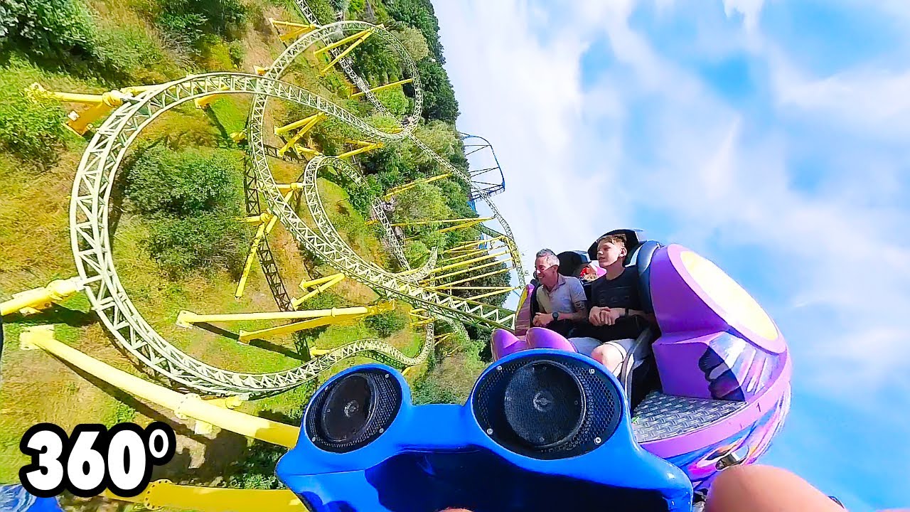 Dwervelwind (Toverland) - VR ONRIDE - 360&deg; spinning roller coaster POV