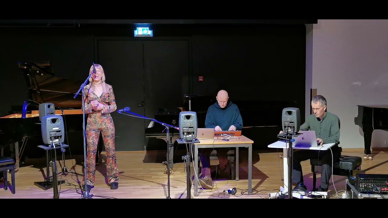 Britt Kõrsmaa, Kenn-Eerik Kannike & Alistair MacDonald in Chamber hall of EAMT, 7.11.2025 