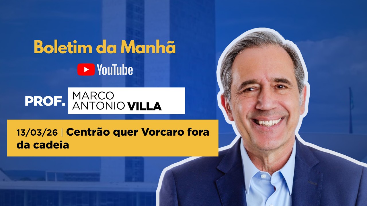 13/03/26 -  Centrão quer Vorcaro fora da cadeia