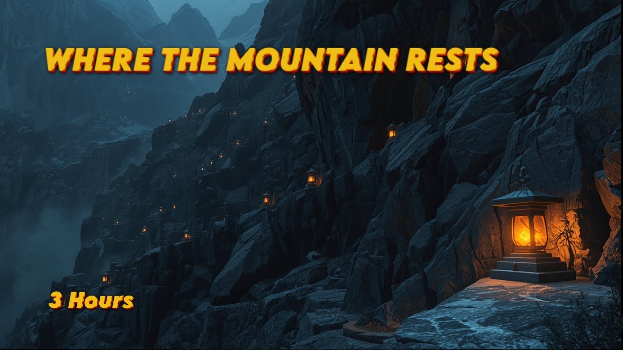 Mountain Fantasy Sleep — Stone Lanterns at Rest (3 Hours - No Ads)