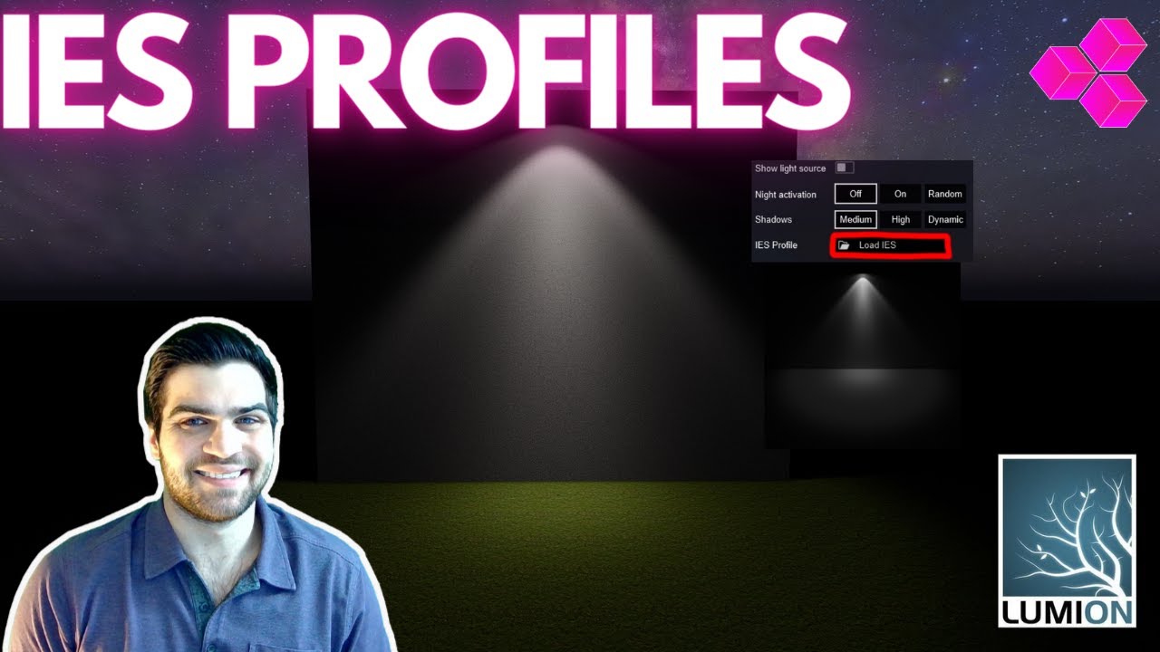 Custom IES PROFILES in LUMION 11!! NEW FEATURE!!