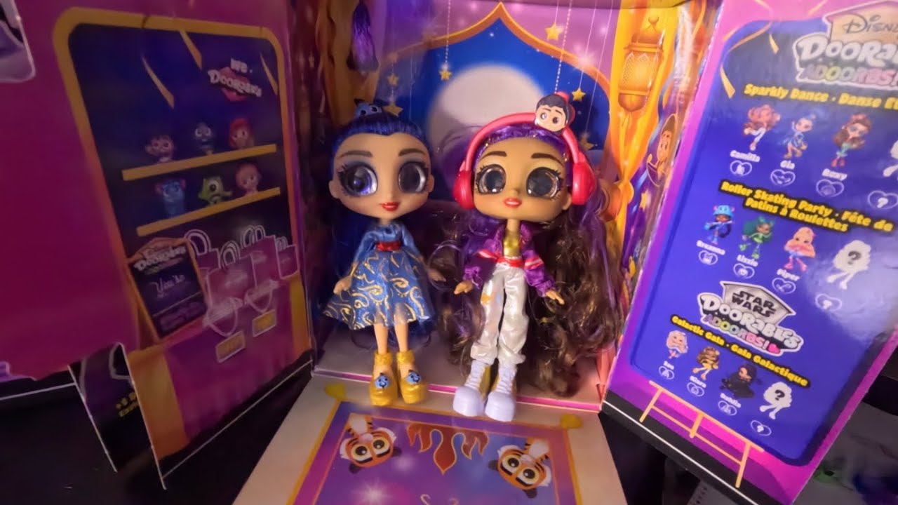 Распаковка очаровательных игрушек Disney Doorables: Джиа и Камилла.