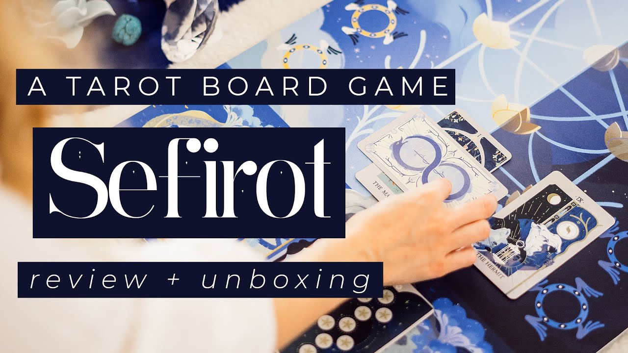 🌟SEFIROT🌟 – Tarot Board Game review + unboxing (on Kickstarter now!)