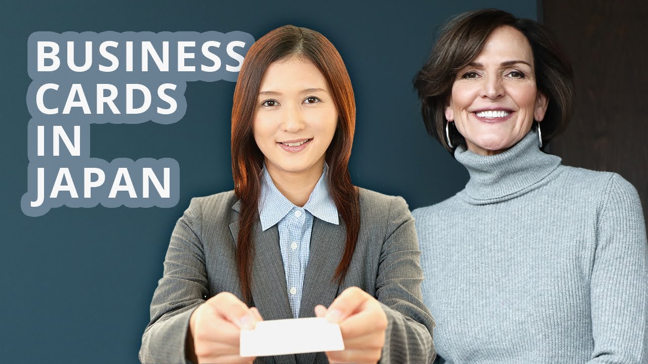 Japanese business card etiquette
