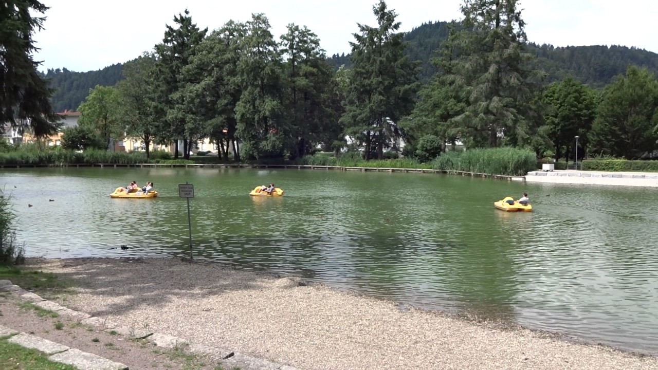 See Sommer Sonne Tretbote Bote Freizeit Ausflug Waldkirch