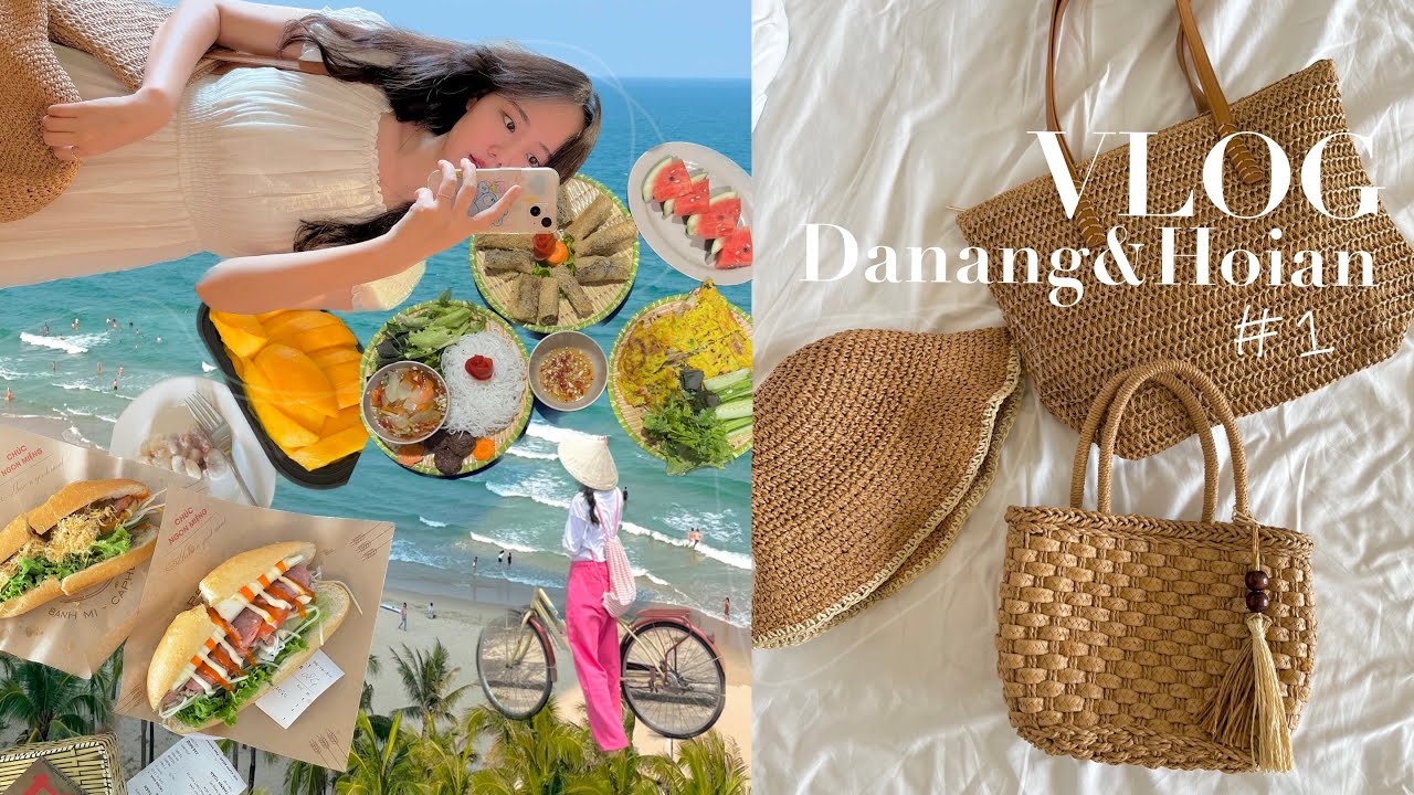 VLOG 또 베트남 🔅 다낭과 호이안 여행 브이로그 #1 | 한시장 쇼핑 하울 | 호이안 숙소 추천💚 | 자전거 타고 호이안 시골 여행🚲🌿 | 바구니배와 쿠킹클래스 🫕