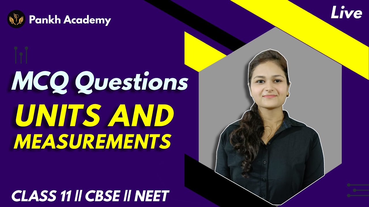 Important Questions for Class 11 Physics Chapter 2 Units and Measurements | MCQs | CBSE | NEET