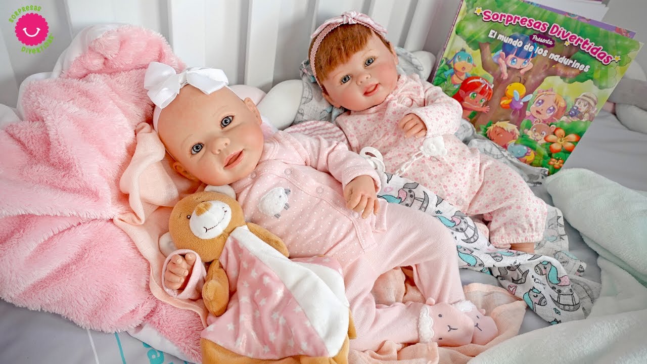 Rutina de Noche de BEB&Eacute;S REBORN ✨ Mu&ntilde;ecas Sof&iacute;a y Abril