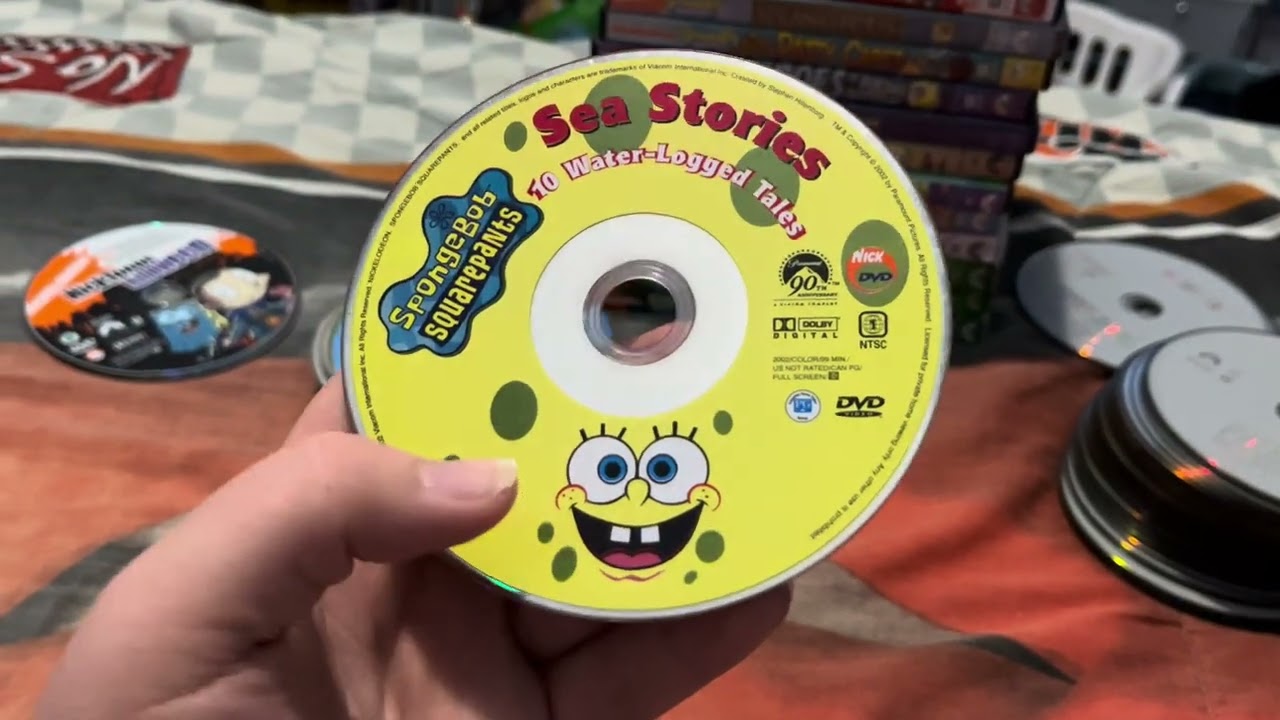 My almost complete SpongeBob SquarePants DVD collection (SpongeBob 26th anniversary special)